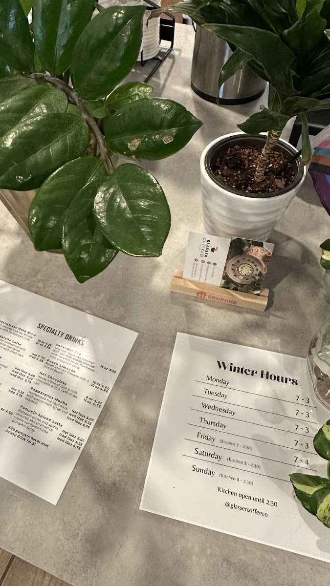 Menu Glasser Coffee Co.-7